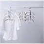10pcs Random Color Creative Anti-Slip Multiple Layer Clothes Hangers Trousers Pants Hanger Closet Rack 3 Layers 10pcs Random Color Creative Anti-Slip Multiple Layer Clothes Hangers Trousers Pants Hanger Closet Rack 3 Layers
