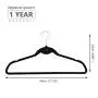 MIZGI Premium Cascading Velvet Hangers (Pack of 50) Heavyduty - Non Slip Hangers with Cascading Hooks Black - Copper/Rose Gold Hooks,Space Saving Clothes Hangers (Black) MIZGI Premium Cascading Velvet Hangers (Pack of 50) Heavyduty - Non Slip Hangers with Cascading Hooks Black - Copper/Rose Gold Hooks,Space Saving Clothes Hangers (Black)