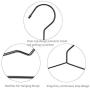 KYCPTNFJ Black Clothes Shirts Hanger with Groove, Heavy Duty Coats Hanger, Suit Hanger 30 pcs
