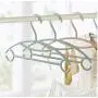 New Kids Clothes Hangers 10Pcs Random Color Outdoor Clothes Drying Rack Children Non-Slip Plastic Baby Trousers Rack Garment Coat Hangers