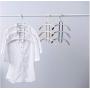 10pcs Random Color Creative Anti-Slip Multiple Layer Clothes Hangers Trousers Pants Hanger Closet Rack 3 Layers