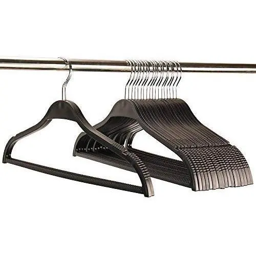 meqution Standard Everyday Plastic Coat Hangers,Non-Slip Durable Clothes Hangers with 360 ° Swivel Hook,Value Pack of 20 Clothing Hangers,Black meqution Standard Everyday Plastic Coat Hangers,Non-Slip Durable Clothes Hangers with 360 ° Swivel Hook,Value Pack of 20 Clothing Hangers,Black
