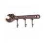 KiaoTime Retro Vintage Key Rack Holder Hooks Cast Iron Wrench Spanner Shape Decorative Wall Mounted Antique Man Cave Garage Tool Holder Coat Hat Hooks Rack Hanger Wall Decor