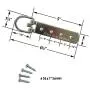 Super Heavy Duty Extra Large Strap Hanger - 2 Pack - 4 Hole D-Ring Hanger Super Heavy Duty Extra Large Strap Hanger - 2 Pack - 4 Hole D-Ring Hanger