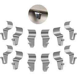 PAMISO Vinyl Siding Hooks, 12 PCS Heavy Duty No Hole Hook for Vinyl Siding