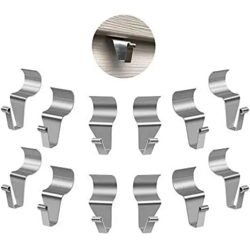 PAMISO Vinyl Siding Hooks, 12 PCS Heavy Duty No Hole Hook for Vinyl Siding