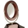 Etienne Alair Clothes Valet Stand for Men with Mirror ? Beautiful Solid Hardwood Suit Hanging System with Trouser Bar, Jacket Hanger, Tray Organizer, Tie & Belt Hook and Shoe Rack, Mahogany