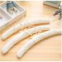 10 Pcs Top Grade White Cotton Fabric Padded Clothes Hanger Rack with Bowknot, Anti-Slip Dress Shirts Hanger with Embroidery Decoration 10 Pcs Top Grade White Cotton Fabric Padded Clothes Hanger Rack with Bowknot, Anti-Slip Dress Shirts Hanger with Embroidery Decoration