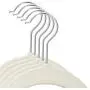 Closet Complete Premium Quality Velvet Hangers, Ivory Set of 50