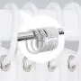 L-BOST Plastic Shower Curtain Rings Curtain C Rings Hooks Hanger Bath Drape Loop Clip Glide, Pack of 36 (White) L-BOST Plastic Shower Curtain Rings Curtain C Rings Hooks Hanger Bath Drape Loop Clip Glide, Pack of 36 (White)