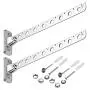 Sumnacon 12" Stainless Steel Clothes Hanger Rack, 2 Pcs Wall Mounted Folding Garment Hooks, Space Saver Clothing and Closet Rod Storage Organizer for Laundry Room Bedroom Bathroom Kitchen Sumnacon 12" Stainless Steel Clothes Hanger Rack, 2 Pcs Wall Mounted Folding Garment Hooks, Space Saver Clothing and Closet Rod Storage Organizer for Laundry Room Bedroom Bathroom Kitchen