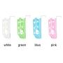 Yvonne Folding Hanger, Door Hanging Foldable Clothes Hanger, Space Saver 5 Hole Hanger Rack With Hook, Clothing Tie Organizer Drying Rack For Bathroom Door, Bedroom(White)