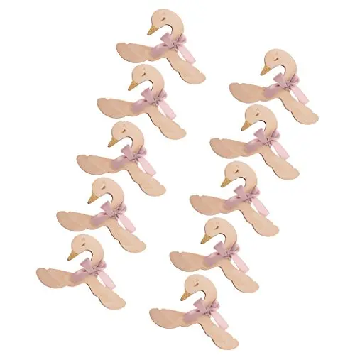 joyMerit 10 Pcs Sweet Swan Shape Pink Bow Wooden Coat Hanger Adults Kids Baby Coat Clothes Garment Suit Shirt Trouser Wood Hook Hanger joyMerit 10 Pcs Sweet Swan Shape Pink Bow Wooden Coat Hanger Adults Kids Baby Coat Clothes Garment Suit Shirt Trouser Wood Hook Hanger