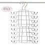 Bloberey Tank Tops Hanger Metal Folding Space Saving Hanger Closet Organizer for Tank Tops,Cami,Bras,Bathing Suits, Belts,Ties（4 Pack）