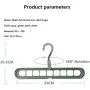 10pcs Random Color Multi-Port Support Circle Clothes Hanger Clothes Drying Rack Multifunction Space Saving Hanger Magic Clothes Hanger 10pcs Random Color Multi-Port Support Circle Clothes Hanger Clothes Drying Rack Multifunction Space Saving Hanger Magic Clothes Hanger