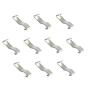 Chris.W Picture Molding Hooks Picture J-Rail Hooks Hangers, Pack of 10, Heavy Duty S-Hook, Stainless Steel (Small) Chris.W Picture Molding Hooks Picture J-Rail Hooks Hangers, Pack of 10, Heavy Duty S-Hook, Stainless Steel (Small)