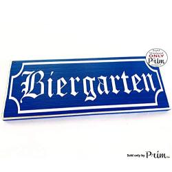 BIERGARTEN (Choose Color) Custom Wood Sign Wall Welcome German Hanger Willkommen Oktoberfest Home Garden Custom Accent