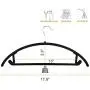 YOTHG Velvet Hangers, 10pcs Non Slip No Shoulder Bump Suit Hangers, 360 Degree Swivel Hook, Space Saving Clothes Hangers, Rounded Hangers for Coat,Sweater(Black) YOTHG Velvet Hangers, 10pcs Non Slip No Shoulder Bump Suit Hangers, 360 Degree Swivel Hook, Space Saving Clothes Hangers, Rounded Hangers for Coat,Sweater(Black)