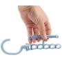 AYOPV Hanger Laundry Dry Rack Clothes Hanger Wardrobe Organization Windproof Home Storage Household Buckle Anti-Slip Multilayer