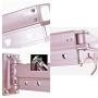 HJYPYJ Magic Airer,270?? Aluminum Alloy Rotate Multifunction Folding Hangers,Space-Saving Organizer Hangers,Adjustable Invisible Wall Mount Drying Rack,Bearing 100Kg Durable/Rose Gold / 127cm