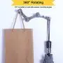 Coat Rack Wall Mounted:WEBI 360 Rotating,4 Hooks for Hanging Coats,Hook Rack Rail,Coat Hanger Wall Mount for Hats,Clothes,Brushed Nickel,2 Packs Coat Rack Wall Mounted:WEBI 360 Rotating,4 Hooks for Hanging Coats,Hook Rack Rail,Coat Hanger Wall Mount for Hats,Clothes,Brushed Nickel,2 Packs