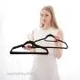 MIZGI Premium Velvet Hangers (Pack of 50) Heavyduty - Non Slip - Clothes Hangers Black - Copper/Rose Gold Hooks,Space Saving Suit Hangers with Accessory Bar MIZGI Premium Velvet Hangers (Pack of 50) Heavyduty - Non Slip - Clothes Hangers Black - Copper/Rose Gold Hooks,Space Saving Suit Hangers with Accessory Bar
