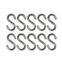S Hook - Marine Grade 316 Stainless Steel 5/32'' Thick Metal Hook for Hanging and Utility Use (10Pieces)