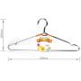 ETAOLINE 10/30 Packs Stainless Steel Heavy Duty Strong Metal Wire Hangers Clothes Hangers