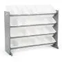 Tot Tutors Springfield Collection Supersized Wood Toy Storage Organizer, Extra Large, Grey/White Tot Tutors Springfield Collection Supersized Wood Toy Storage Organizer, Extra Large, Grey/White