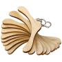 MonkeyJack 1/3 Dolls Wood Garment Rack + 10 Pieces Metal Hook Hangers Coat Dress Clothes Organizer for BJD SD Doll