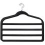 Iddefee Clothes Hanger Pants Hanger Multifunction Heavy Duty Hangers Thin Space Suit Hangers Saving for Everyday Standard Use Hangers Suit Clothes Hangers 10 Pack Pants Hangers