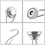 MHDMAG Swivel Swing Magnetic Hooks, Strong Refrigerator Hooks, Neodymium Magnet Hook for Picture Hanger, Grill, BBQ, Home, Kitchen, Office, Garage or Warehouse (4pack G25) MHDMAG Swivel Swing Magnetic Hooks, Strong Refrigerator Hooks, Neodymium Magnet Hook for Picture Hanger, Grill, BBQ, Home, Kitchen, Office, Garage or Warehouse (4pack G25)