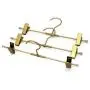 KOOBAY 10Pack 11.8" Aluminium Gold Finish Stainless Bottom Adjustable Clips Pants Skirt Trousers Clothes Metal Hangers KOOBAY 10Pack 11.8" Aluminium Gold Finish Stainless Bottom Adjustable Clips Pants Skirt Trousers Clothes Metal Hangers