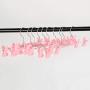 Vivi&2annie Affordable 10pcs PVC Clip Hangers Adjustable Hangers Clothes Coat Baby Skirt Trouser(None 1)