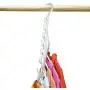 AllsuperDirect Pack of 8 Space-Saving Clothes Hanger Organizers, Magical Clothes Organizer Hangers Closet Space Saver Hangers