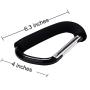 APURSUE 3 Pack XXX-Large Stroller Hook for Mommy, Hanger Organizer Baby Accessories for Hanging Diaper, Shopping Bags, Purses. Fits Single/Twin Baby Stroller Travel Systems, Baby Joggers Wheelchairs