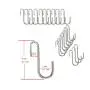 BQKKWIN Heavy Duty S Hooks Black S Shaped Hooks Hanging Hangers Hooks for Kitchen, Bathroom, Bedroom and Office Pan Pot Coat Bag Plants (20 Pack Silver) BQKKWIN Heavy Duty S Hooks Black S Shaped Hooks Hanging Hangers Hooks for Kitchen, Bathroom, Bedroom and Office Pan Pot Coat Bag Plants (20 Pack Silver)