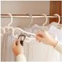 DNJKSA Angel Wings Shape Traceless Non-Slip Hanger Wardrobe Organizer for Home Hotel Clothes Hangers Scarf Tie Hook(Random Color)(10 Pieces/Lot)