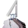 Limeto Hangers & Racks - Hangers Racks Hangers Racks Hanger Closet Trouser Clothespin Mini Miniature - Brand 1Pcs Multifunctional Stainless Steel Mini Clothes Hanger Foldable Telescopic