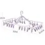 NIEHFIT Multi-Clip Drying Racks, Hook Hangers, Sock Dryer, Home Balcony Clothes Space Saver Drip Hanger,Rotary Airers (Color : Beige, Size : 32 PEG) NIEHFIT Multi-Clip Drying Racks, Hook Hangers, Sock Dryer, Home Balcony Clothes Space Saver Drip Hanger,Rotary Airers (Color : Beige, Size : 32 PEG)