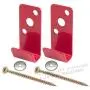 (2 Pack) - Universal Fire Extinguisher Wall Hook, Mount, Bracket, Hanger for 2 1/2 gal. Stainless Steel Water Pressure, Old Brass Extg. etc., etc. - FREE SCREWS & WASHERS INCLUDED