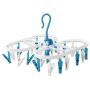 MONSTA Living Laundry Drying Rack Dry Clothes Hanger with 24 Clips - Compact Portable Outdoor Indoor Clothesline Replacement To Dry Clothing with Clips (Hanger with 24 Clips)