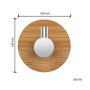 VISEN adhesive wall hanger towel hook for clothes coat hat key bath and headphones (1+1+2 Hooks)