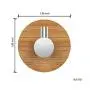 VISEN adhesive wall hanger towel hook for clothes coat hat key bath and headphones (1+1+2 Hooks)