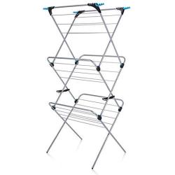 Minky Homecare 3 Tier Plus Drying Rack, 49, Silver