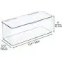 mDesign Stackable Plastic Kitchen Pantry Cabinet/Refrigerator Food Storage Container Bin Boxes with Lid - Organizer for Packets, Snacks, Produce, Pasta - BPA Free - Holds 4.7 Quarts, 4 Pack - Clear mDesign Stackable Plastic Kitchen Pantry Cabinet/Refrigerator Food Storage Container Bin Boxes with Lid - Organizer for Packets, Snacks, Produce, Pasta - BPA Free - Holds 4.7 Quarts, 4 Pack - Clear