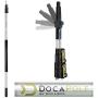 DOCAZOO DocaPole 5-12 Foot Pole Hook Extension Pole | Boat Hook Pole | Telescopic Pole Hook for Hanging Lights | Retrieval Hook | Pool Hook | Clothing Hook Pole | Telescoping Hook | Big-Reach Hook