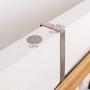 WZP Clothing Display Rack Door Hook Hanger Bedroom Clothes Rack,Nail-Free Seamless Hook Hook Door-Free Punch-Free Coat Rack Stainless Steel/B/As Shown
