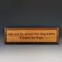 Ask not for whom the Dog barks, it barks for thee. Dog Sign, Animal Lover Gift, Dog Decor, Saw-tooth Hanger Installed, Dog House Decor, Laser Engraved Great Quality, Oil Finish