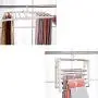 HJYPYJ Magic Hanger,Rotatable Multifunction Magical Hangers,Card Buckle Design Non-Slip Trouser Hangers,Space-Saving Organizer Hangers, Strong Bearing Capacity/White / 37.9x37cm HJYPYJ Magic Hanger,Rotatable Multifunction Magical Hangers,Card Buckle Design Non-Slip Trouser Hangers,Space-Saving Organizer Hangers, Strong Bearing Capacity/White / 37.9x37cm